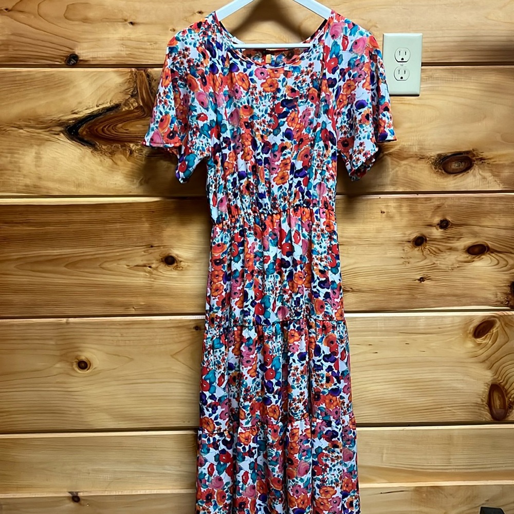 EUC Floral Dress M